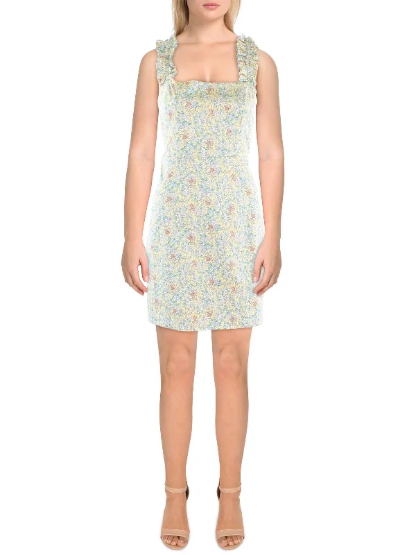 Womens Floral Mini Sundress