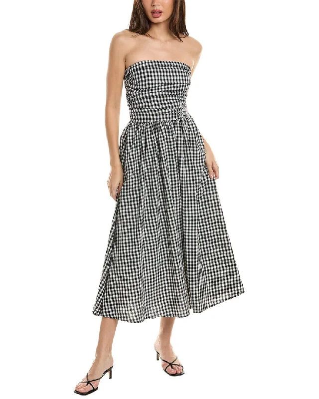 Avantlook Strapless Midi Dress