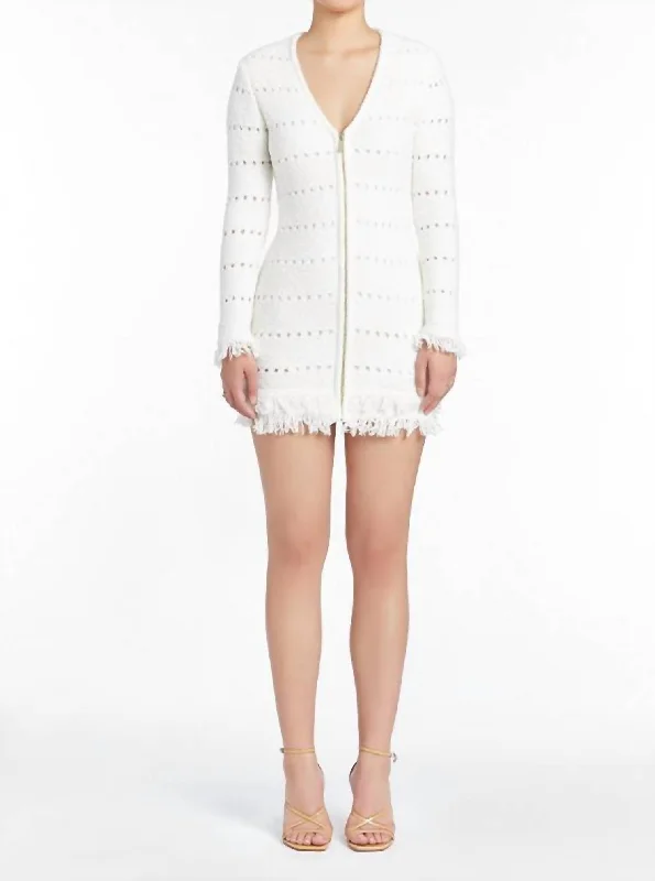 Murphy Knit Dress In Ivory