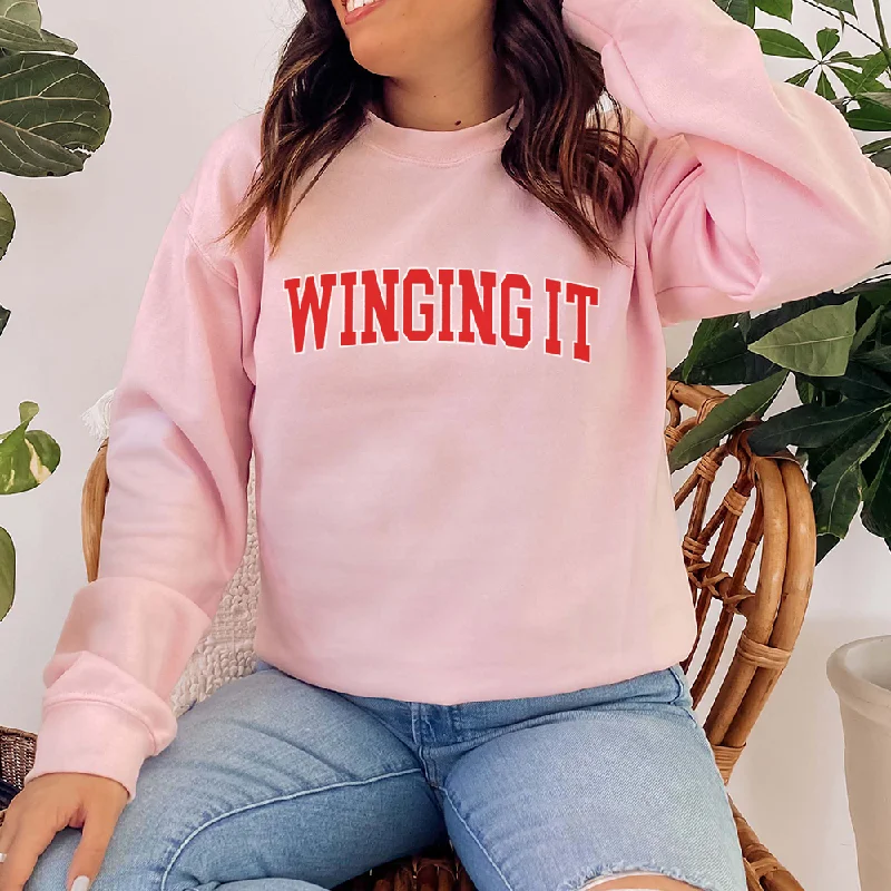 Winging It Varsity Sweatshirt