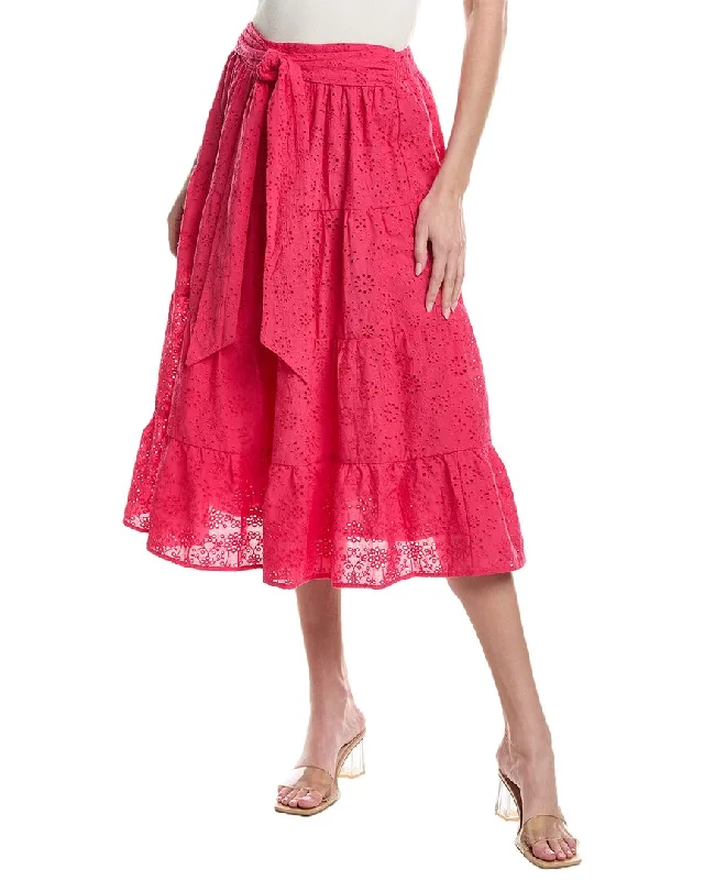 Dress Forum Eyelet Tiered Skirt