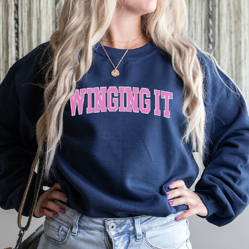 Winging It Varsity Sweatshirt