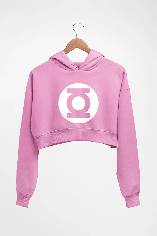 Green Lantern Superhero Crop HOODIE FOR WOMEN