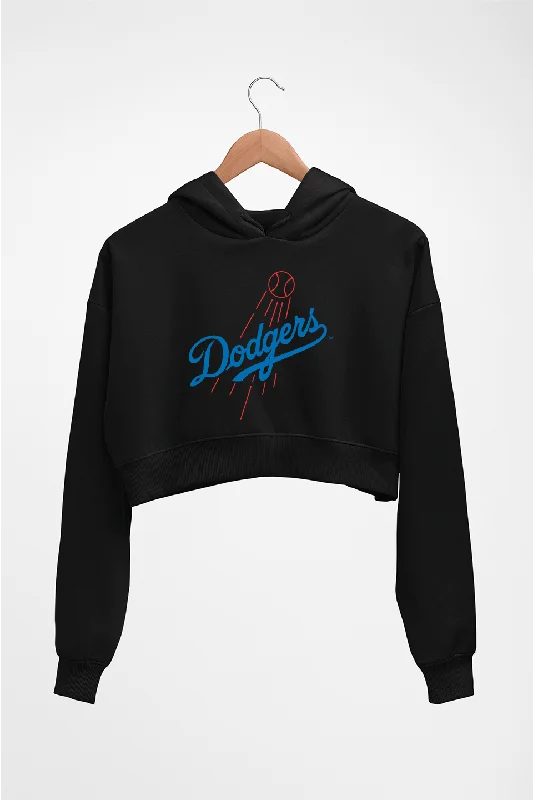 Los Angeles Dodgers Crop HOODIE FOR WOMEN