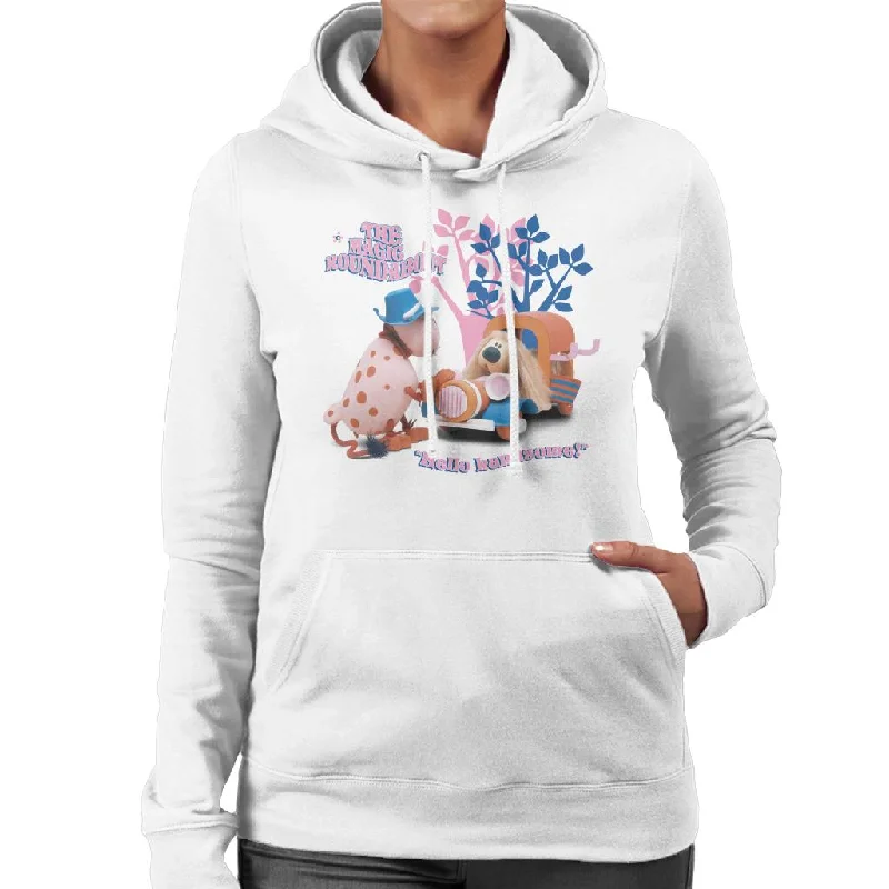 The Magic Roundabout Ermintrude & Dougal Hello Handsome Women's Hooded Sweatshirt