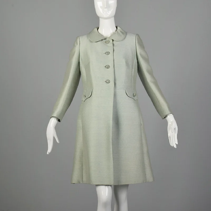 Small 1960s Mint A-Line Dress Coat