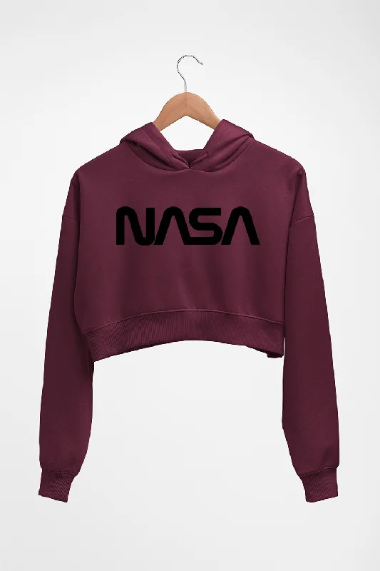 NASA Crop HOODIE FOR WOMEN