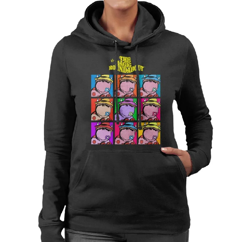 The Magic Roundabout Ermintrude Pop Art Women's Hooded Sweatshirt