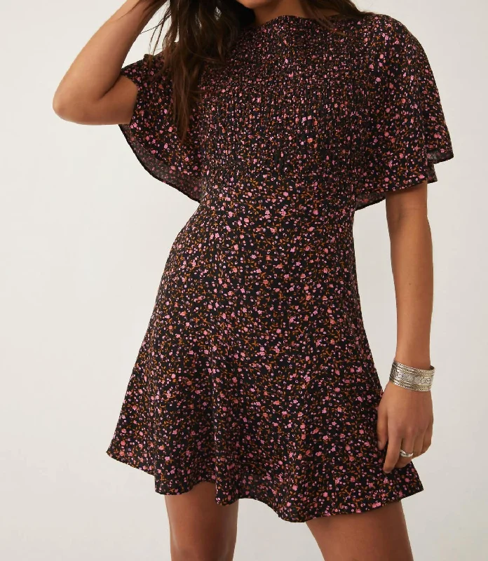 Florence Mini Dress In Evening Combo