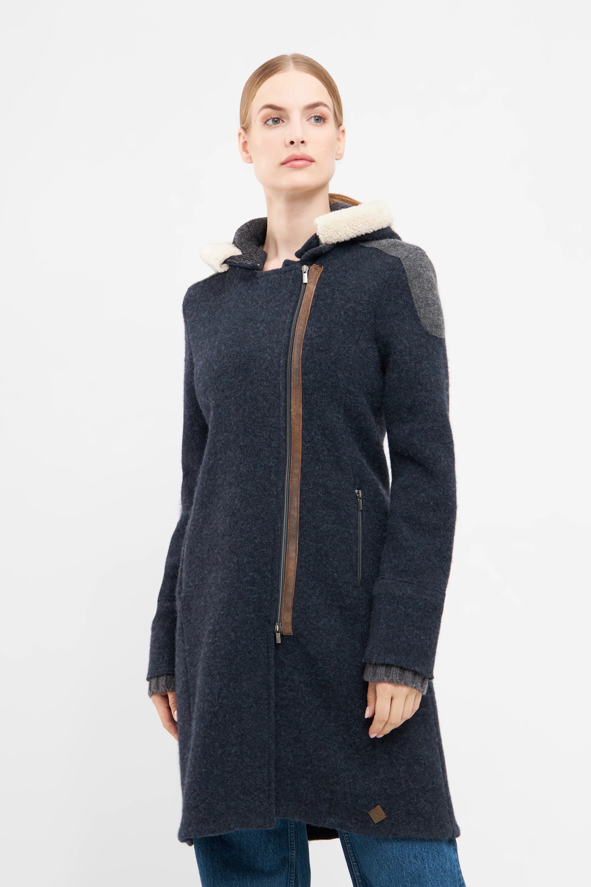 Stapf BLUE ANGELI Fine Wool Coat Made in Austria