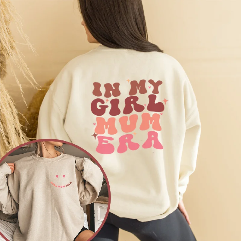 My Girl Mum Era Front & Back Logo Sweatshirt