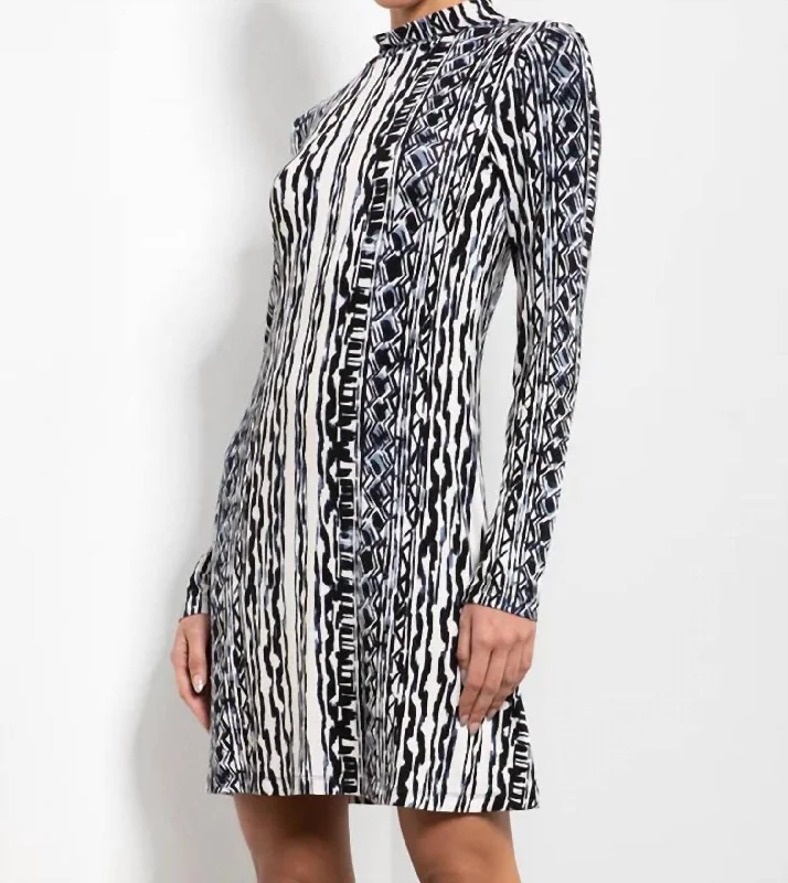 Fernanda Tribal Stripe Dress