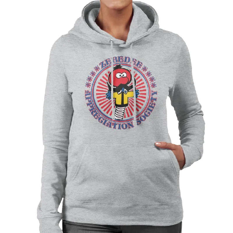 The Magic Roundabout Zebedee Appreciation Society Women's Hooded Sweatshirt