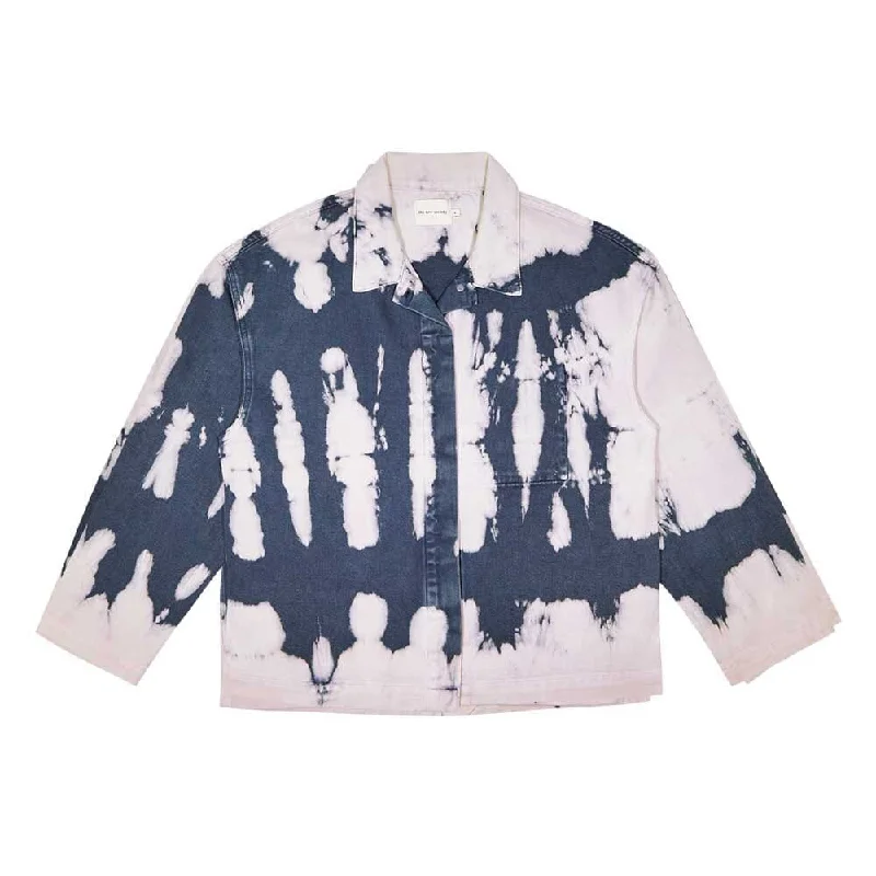 Vincent Woman Overshirt - Tie Dye Navy