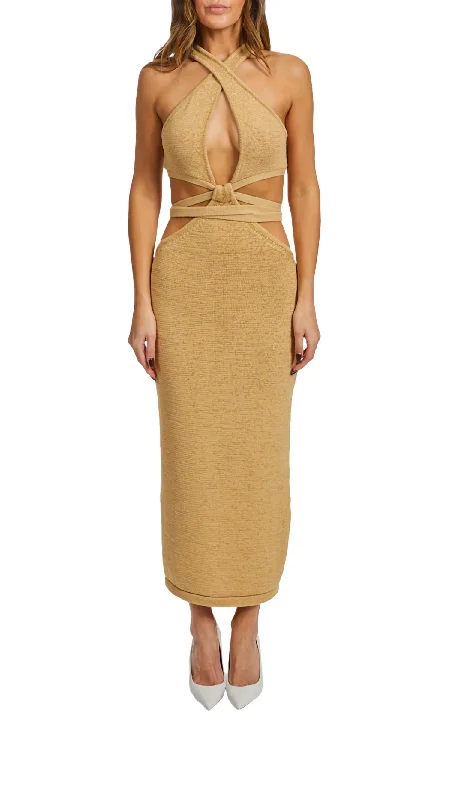 Aziza Dress In Sand