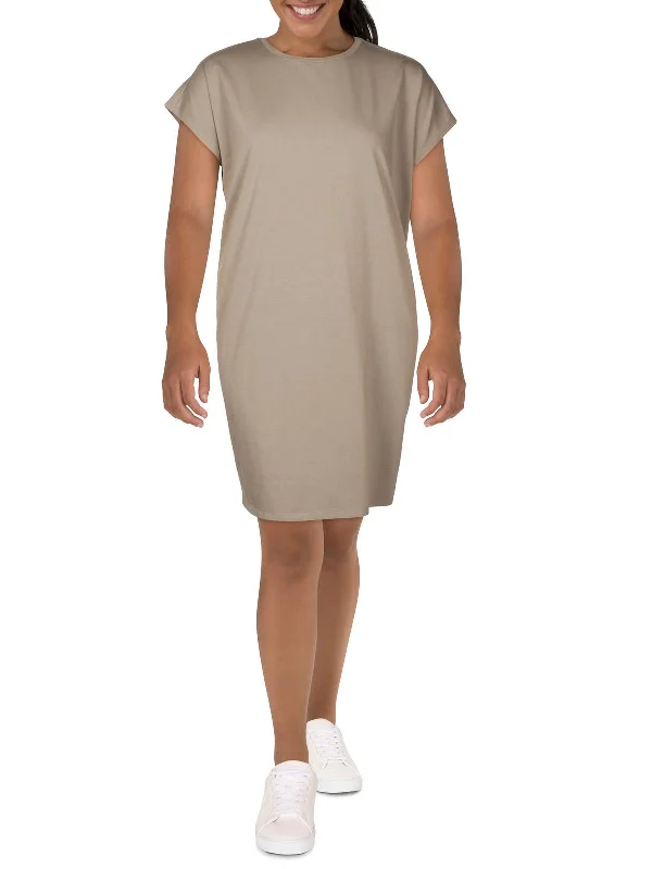 Plus Organic Womens Organic Cotton Crewneck T-Shirt Dress