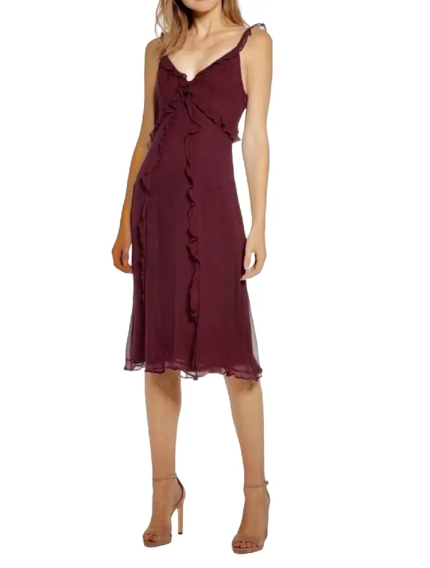 Lizette Dress In Fig