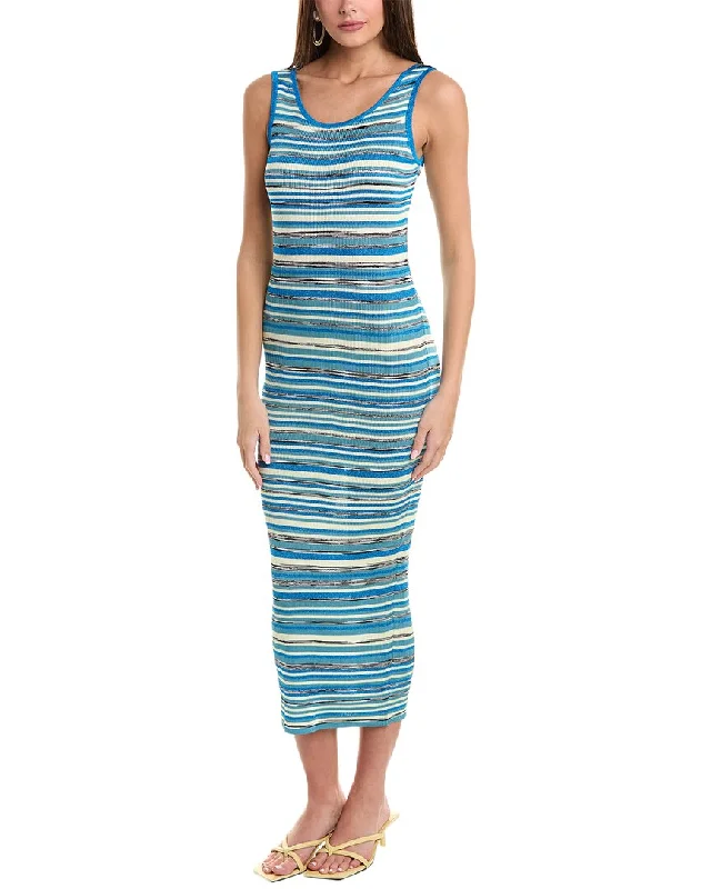 M Missoni Ribbed Knit Maxi Dress