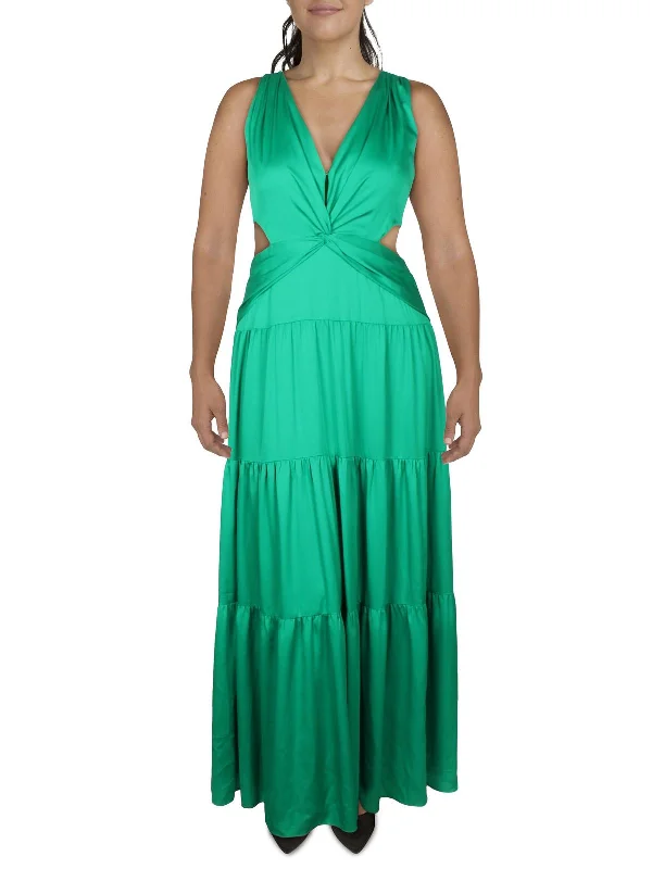 Womens Chiffon Long Evening Dress