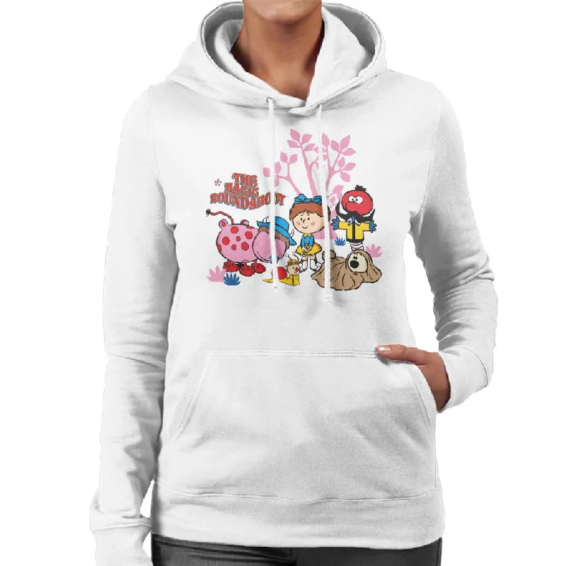 The Magic Roundabout Retro Cartoon Style Women's Hooded Sweatshirt