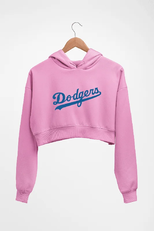 Los Angeles Dodgers Crop HOODIE FOR WOMEN