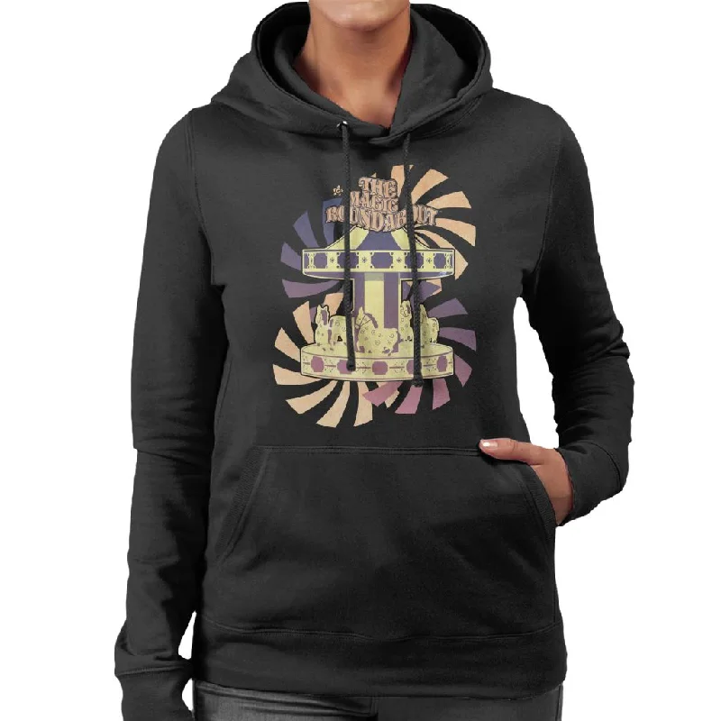 The Magic Roundabout Retro Carousel Women's Hooded Sweatshirt