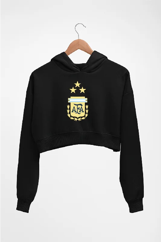 Argentina Football Crop HOODIE FOR WOMEN