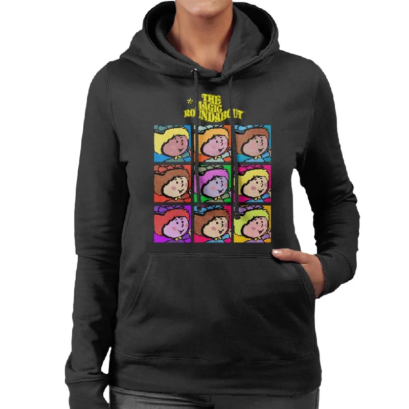 The Magic Roundabout Florence Pop Art Women's Hooded Sweatshirt