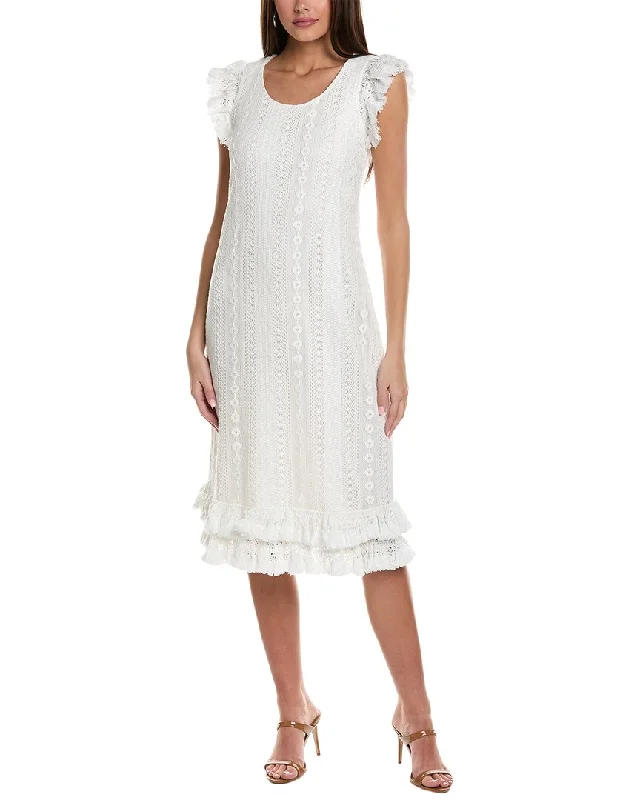 Crystal Kobe Fringe Midi Dress