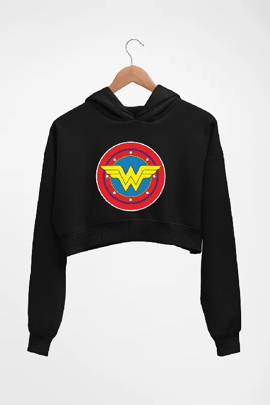 Wonder Woman Superhero Crop HOODIE FOR WOMEN