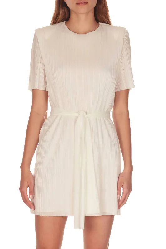 Roxbury Dress In White