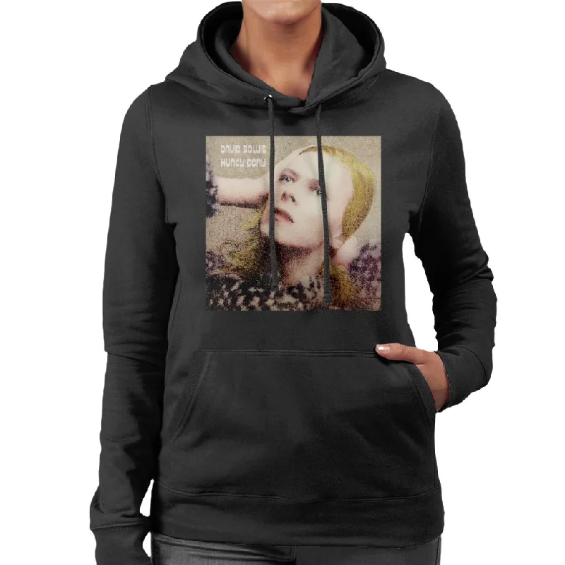 David Bowie Hunky Dory Album Cover Women's Hooded Sweatshirt