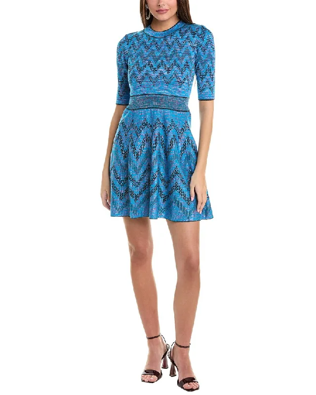 M Missoni Wool-Blend A-Line Dress