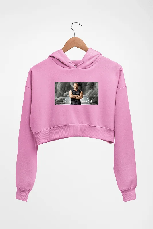 Fast X Vin Diesel Crop HOODIE FOR WOMEN