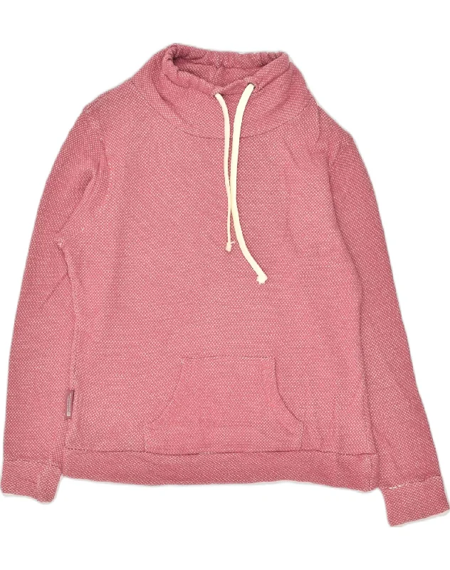 MOUNTAIN WAREHOUSE Womens Sweatshirt Jumper UK 14 Large  Pink Cotton