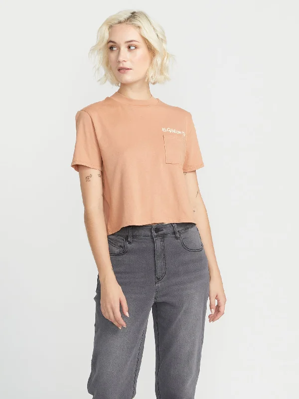 Pocket Dial Short Sleeve Tee - Clay