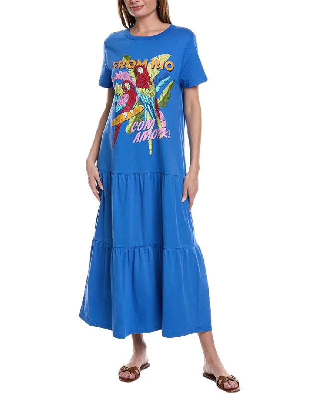 FARM Rio From Rio With Love Graphic T-Shirt Dress