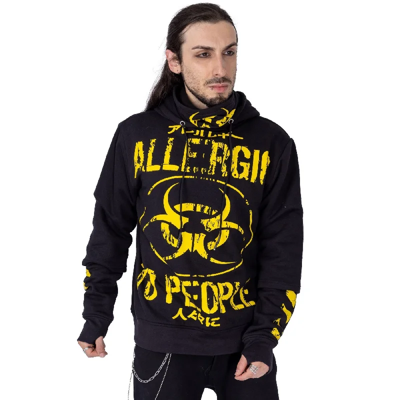 ALLERGIC HOOD - BLACK/YELLOW