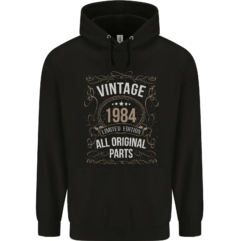 40th Birthday Limited Edition 1984 Mens 80% Cotton Hoodie