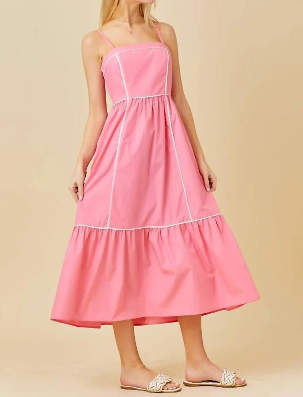 Summer Dress In Pink