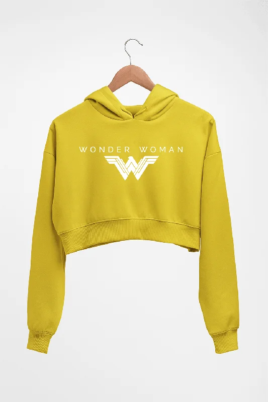 Wonder Woman Superhero Crop HOODIE FOR WOMEN