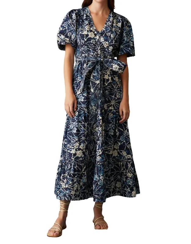 Natalie Dress In Batik Floral