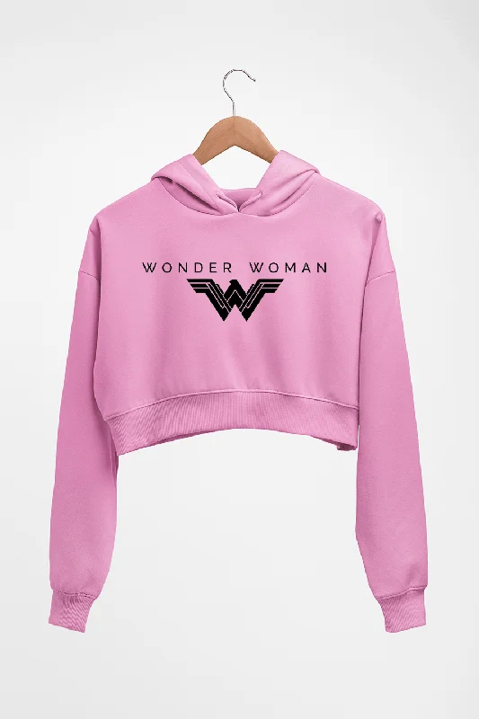 Wonder Woman Superhero Crop HOODIE FOR WOMEN