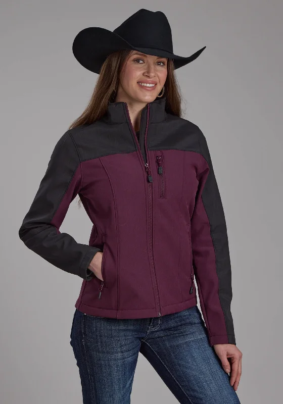 2252 WI/GY PIECED SOFTSHELL JACKET