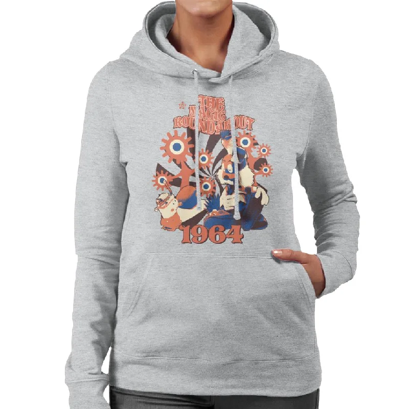 The Magic Roundabout Retro Brian & Dylan Women's Hooded Sweatshirt