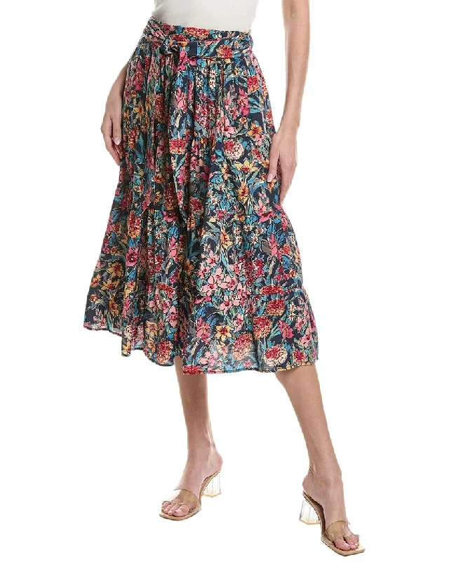 Dress Forum Neptune Tiered Midi Skirt