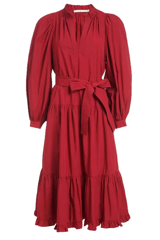 Women's Mariah Dress In Cranberry