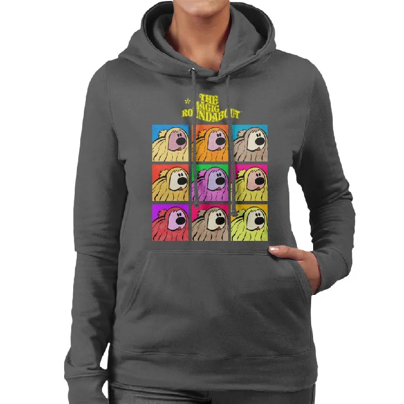 The Magic Roundabout Dougal Pop Art Women's Hooded Sweatshirt